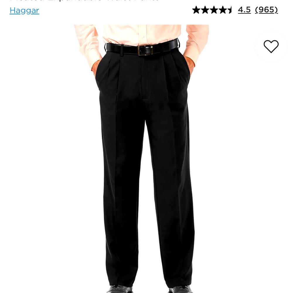 Men's Haggar Classic-Fit Dress Pants, Waist Size 42 x 29.